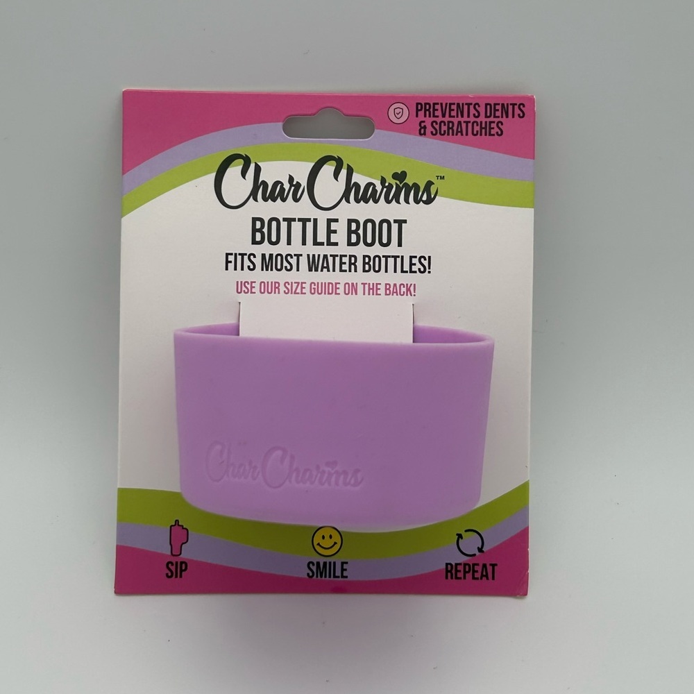 Char Charm Purple Bottle Boot